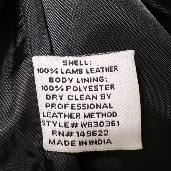 Walter Baker Leather Moto Jacket - Picture 8 of 9